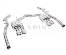 Larini Sports Exhaust Rear Sections (Stainless) for Maserati Ghibli (Incl S / S Q4)