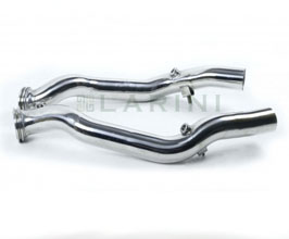 Larini Race Exhaust Cat Bypass Pipes (Stainless) for Maserati Ghibli 3.0L V6 (Incl S)