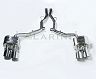 Larini Club Sport Exhaust Rear Sections with Valves (Stainless)