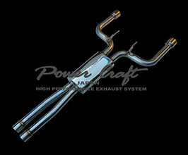 Power Craft Center X-Pipes with Silencer (Stainless) for Maserati Ghibli V6 2WD