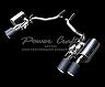 Power Craft Hybrid Exhaust Muffler System with Valves and Tips (Stainless) for Maserati Ghibli GranLusso / GranSport