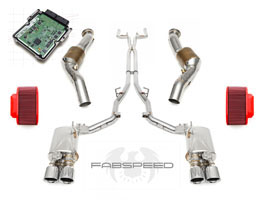 FABSPEED Performance Package with Sport Cat Pipes (Street) for Maserati Ghibli S Q4 AWD