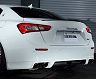 Leap Design Aero Rear Skirt (FRP with Carbon Fiber) for Maserati Ghibli