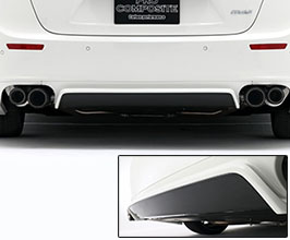 Pro Composite Aero Center Rear Diffuser (FRP with Dry Carbon Fiber) for Maserati Ghibli