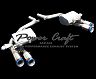 Power Craft Hybrid Exhaust Muffler System with Valves and Tips (Stainless) for Maserati GranTurismo