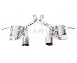 Larini Club Sport Rear Section Exhaust System with Valves (Stainless) for Maserati GranTurismo MC Stradale