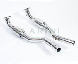 Larini Sports Exhaust Catalyst Pipes (Stainless) for Maserati GranTurismo with MC Shift
