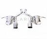 Larini Club Sport Rear Section Exhaust System with Valves (Stainless)
