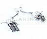 Larini Club Sport Rear Section Exhaust System with Valve and Quad Tips (Stainless) for Maserati GranTurismo