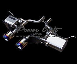 Power Craft Hybrid Exhaust Muffler System with Valves and Tips (Stainless) for Maserati GranTurismo