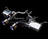 Power Craft Hybrid Exhaust Muffler System with Valves and Tips (Stainless) for Maserati GranTurismo MC Stradale