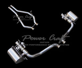 Power Craft Hybrid Exhaust Muffler System with Valves (Stainless) for Maserati Levante Trofeo V8