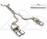 Fi Exhaust Valvetronic Exhaust System with Front Pipes and Mid X-Pipes (Stainless) for Maserati Quattroporte V6 Turbo