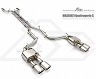 Fi Exhaust Valvetronic Exhaust System with Front Pipes and Mid X-Pipes (Stainless) for Maserati Quattroporte GTS V8 Turbo RWD