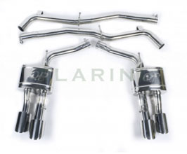 Larini Sports Exhaust Rear Sections - Quad Tips (Stainless) for Maserati Quattroporte