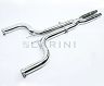 Larini Club Sport Exhaust Center Section Mid X-Pipes (Stainless) for Maserati Quattroporte 3.0L V6 S Q4