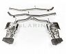 Larini Club Sport Exhaust Rear Sections with Valves (Stainless) for Maserati Quattroporte (Incl GTS / S / S Q4)