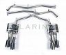Larini Sports Exhaust Rear Sections - Quad Tips (Stainless)