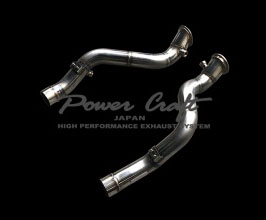 Power Craft Racing Cat Bypass Straight Pipes (Stainless) for Maserati Quattroporte
