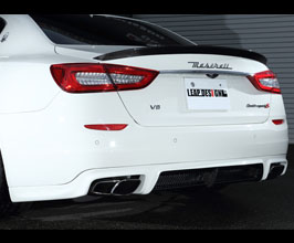 Leap Design Aero Rear Skirt (FRP with Carbon Fiber) for Maserati Quattroporte