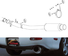 FujitSubo Super Ti Exhaust System - Shell Type (Titanium) for Mazda RX-7 FD3S