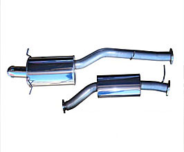 RE Amemiya 90SUB Exhaust System with Dolphin Tail 90 Curl Tip (Stainless) for Mazda RX-7 FD3S