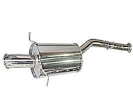 RE Amemiya FR80 Exhaust System with Dolphin Tail 90 Curl Tip (Stainless) for Mazda RX-7 FD3S