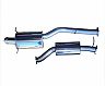 RE Amemiya 90SUB Exhaust System with Dolphin Tail 90 Curl Tip (Stainless) for Mazda RX-7 FD3S