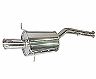 RE Amemiya FR80 Exhaust System with Dolphin Tail 90 Curl Tip (Stainless)