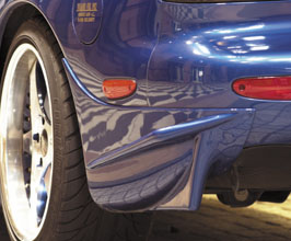 Abflug Aero Rear Side Mudguards - Version GTM (FRP) for Mazda RX-7 FD3S