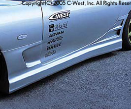 C-West Aero Side Steps - Type 2 (PFRP) for Mazda RX-7 FD3S