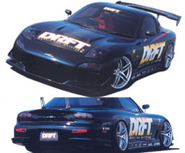 C-West DRFT Aero Body Kit (PFRP) for Mazda RX-7 FD3S