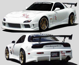 ChargeSpeed Aero Wide Body Kit - Type 1 (FRP) for Mazda RX-7 FD3S