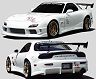 ChargeSpeed Aero Wide Body Kit - Type 1 (FRP) for Mazda RX-7 FD3S