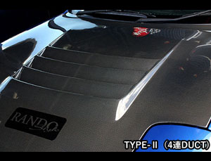 Aero Tech DIRect Front Hood Bonnet with Vents - Type II (Carbon Fiber) for Mazda RX-7 FD3S