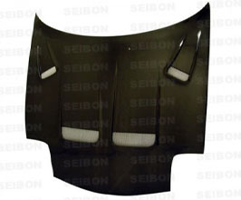 Seibon KS Style Front Hood Bonnet with Vents (Carbon Fiber) for Mazda RX-7 FD3S