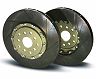 Project Mu SCR-GT Rotors - Front 2-Piece Slotted (Tufram) for Mazda RX-7 FD3S with 17in Wheels