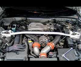 OYUKAMA Carbing Strut Tower Bar with Master Cylinder Stopper - Front (Stee) for Mazda RX-7 FD3S