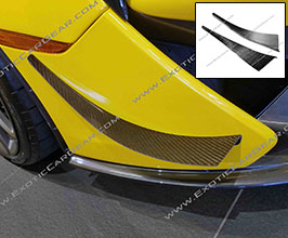 Exotic Car Gear GT4 Version Front Bumper Canards (Dry Carbon Fiber) for McLaren 570S / 570GT / 540C