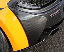 Novitec Rear Bumper Side Covers (Carbon Fiber) for McLaren 570S (Incl GT / Spider)
