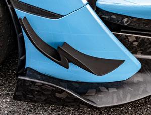 RK Design Front Bumper Canards (3D Printed) for McLaren 600LT