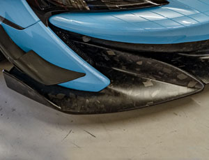 RK Design Aerodynamic Front Lip Side Spoilers (Carbon Fiber) for McLaren 600LT