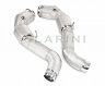 Larini Club Sport Catalyst Pipes - 200 Cell (Inconel) for McLaren 620R