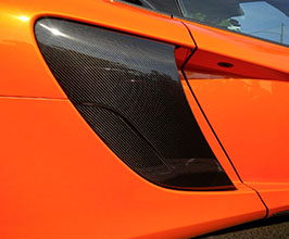 Exotic Car Gear Side Intake Turning Vanes (Dry Carbon Fiber) for McLaren 650S