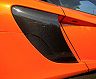 Exotic Car Gear Side Intake Turning Vanes (Dry Carbon Fiber)