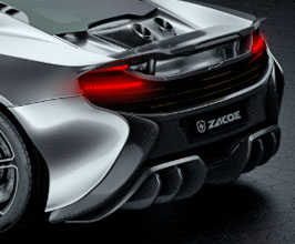 ZACOE Rear Side Bumpers with Rear Diffuser (Carbon Fiber) for McLaren 650S