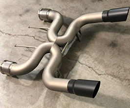 Unobtainium Hyper X-Pipe Exhaust - 3.5 inch (Titanium) for McLaren 720S