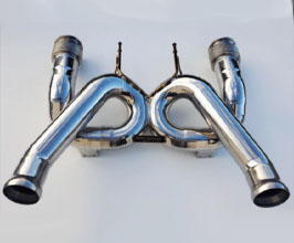 Unobtainium X-Pipe Loop Exhaust - 3 inch (Stainless) for McLaren 720S