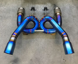 Unobtainium X-Pipe Loop Exhaust - 3.5 inch (Titanium) for McLaren 720S