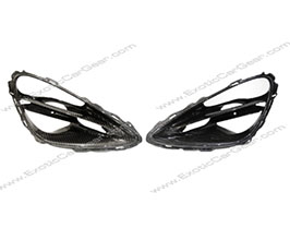 Exotic Car Gear Front Headlight Trim (Dry Carbon Fiber) for McLaren 720S